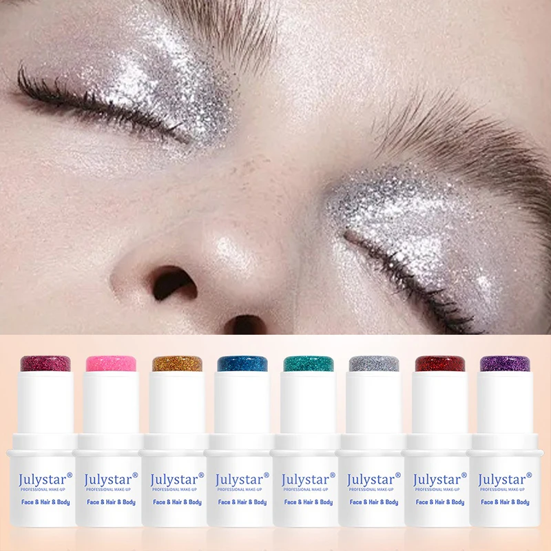 Multifunction glitter stick - B ton paillettes multifonctionnel couleurs visage cheveux corps fard paupi res flash festival sc ne - Tenue de festival