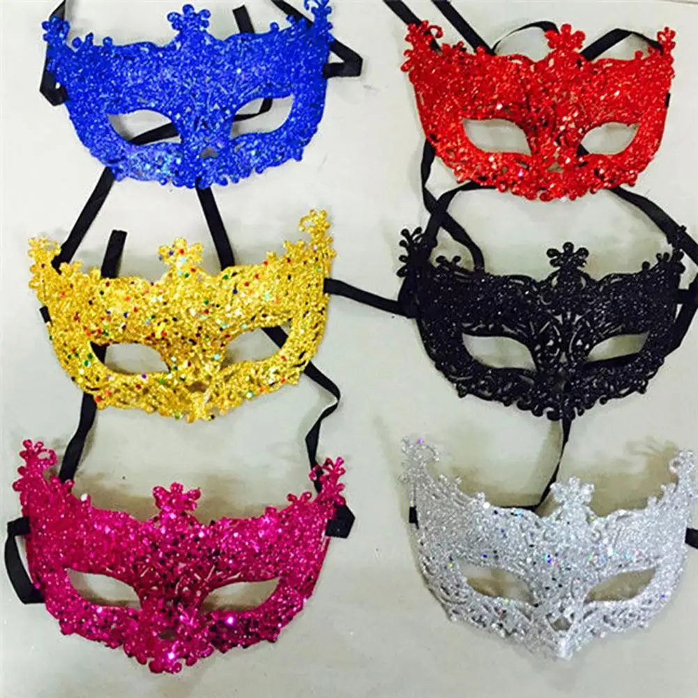 Glitter Mask - Masque de cosplay anime paillettes masque facial tim ade accessoires de ixde bal sexy costume d - Tenue de festival