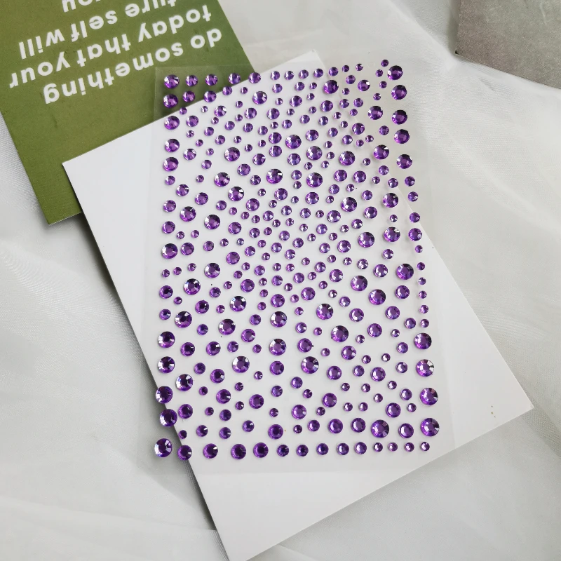 Self-adhesive Glitter Tattoos - Tatouages de perles simul es d autocollants de maquillage f te festival de musique performance sur - Tenue de festival