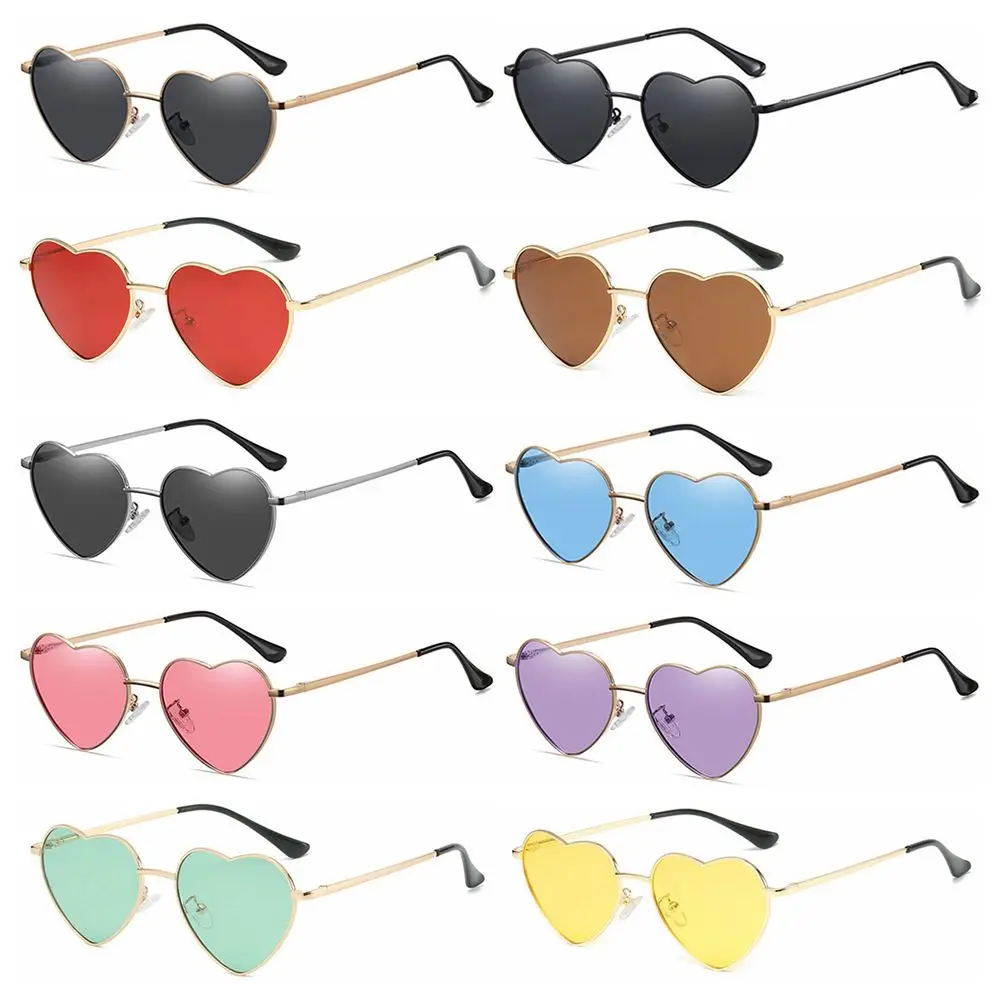 Lunettes de soleil en forme de cœur - Kf sf f d e f bean lunettes de soleil en forme de c ur lunettes de soleil vintage des ann es - Tenue de festival