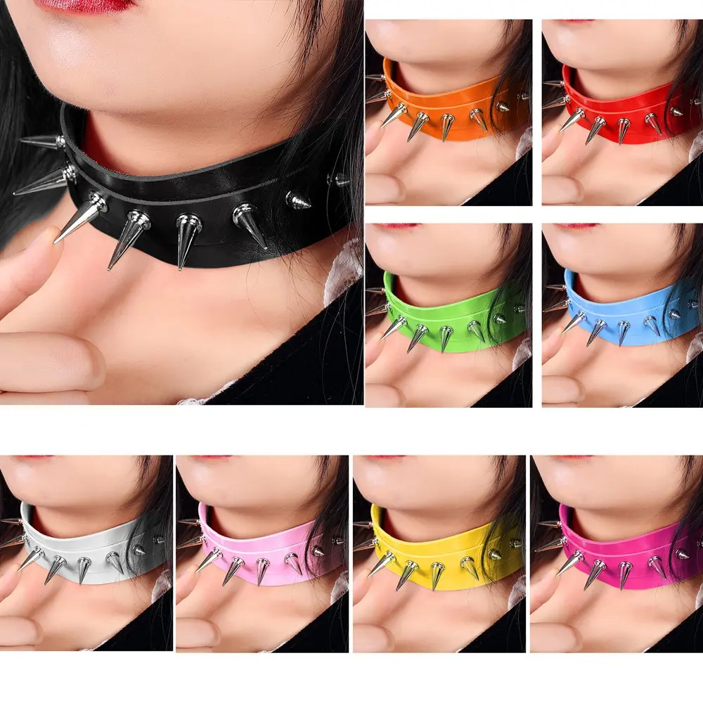 Collier ras de cou gothique punk - Kf haed a bbc b e ca e bd h harajuku harnais punk rotique sexy collier ras du cou ceinture en cuir bondage corps gothique pastel - Tenue de festival