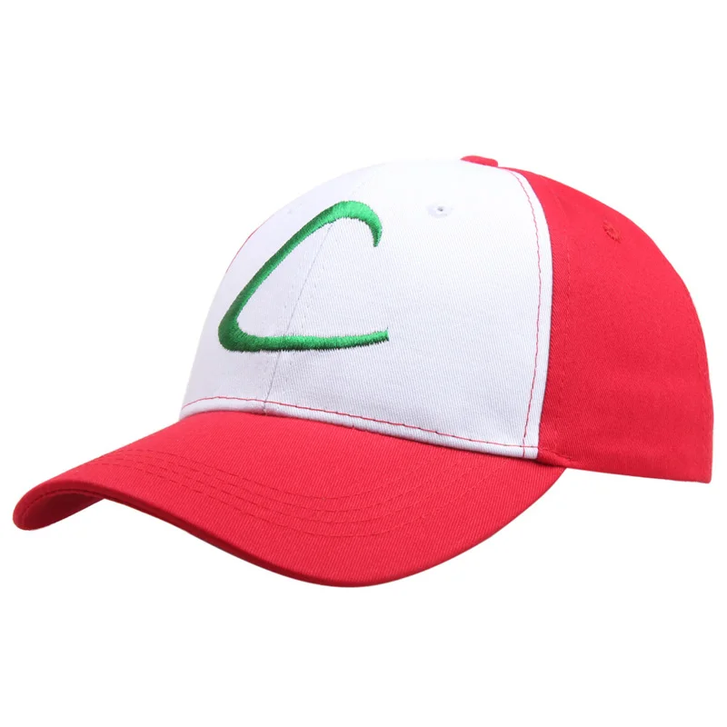 Pokémon Cosplay Sacha Cap - Kf hd b a ffda f e c c d g casquette de cosplay brod e avec la lettre c pour adulte chapeau de cosplay avec visi - Tenue de festival