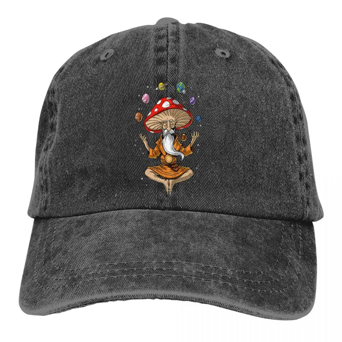 Magic Mushrooms Cap - Kf heb f dacc b fb c ce bf eu casquette de baseball d lav e pour homme salle plus lente magique bouddha camionneur casquettes snapback - Tenue de festival