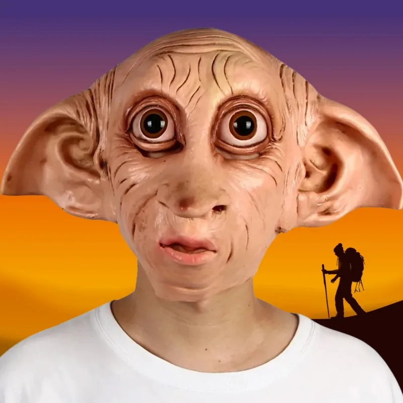 “Dobby” House Elf Mask from Harry Potter - Kf s b e f fi dobby masque d elfe magique en latex pour halloween maison hant e cosplay unisexe accessoires de - Tenue de festival
