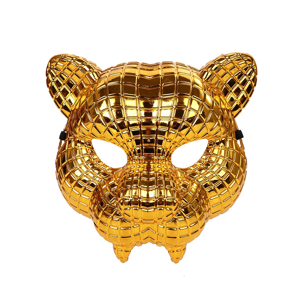 Squidgame golden tiger mask - Kf s e e c cc b c d c bc b masque de cosplay animal pour halloween accessoire de spectacle sur sc ne tigre l opard dor - Tenue de festival