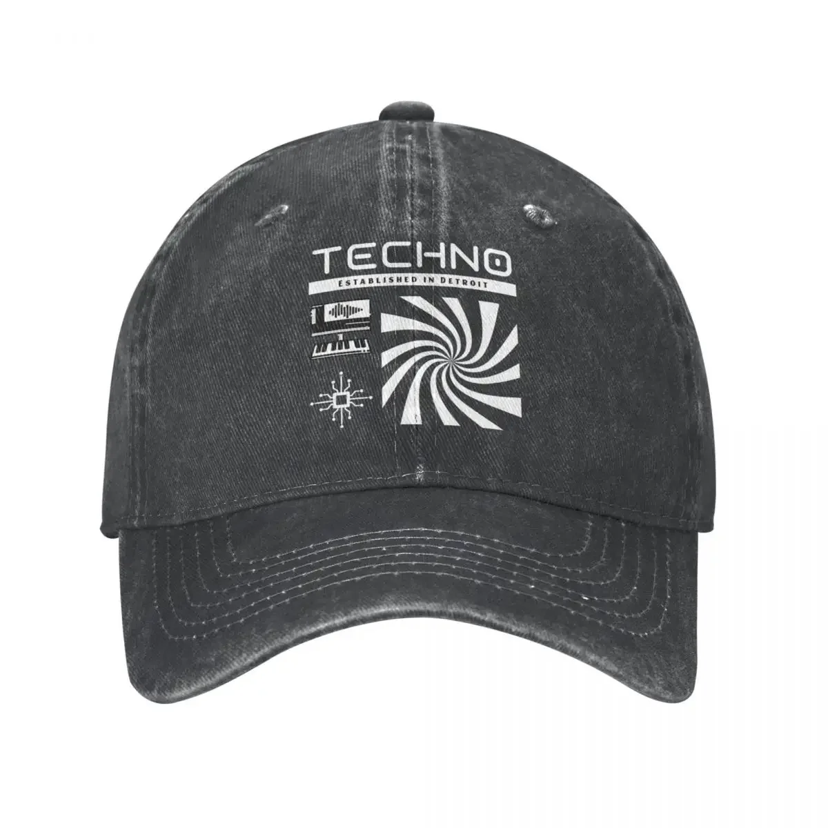 Casquette Techno established in Detroit - Kf s e d e a e e d f r casquette de baseball r tro unisexe techno cornin detroit denim brev lectronique d lav e casadvantages - Ropa de festival