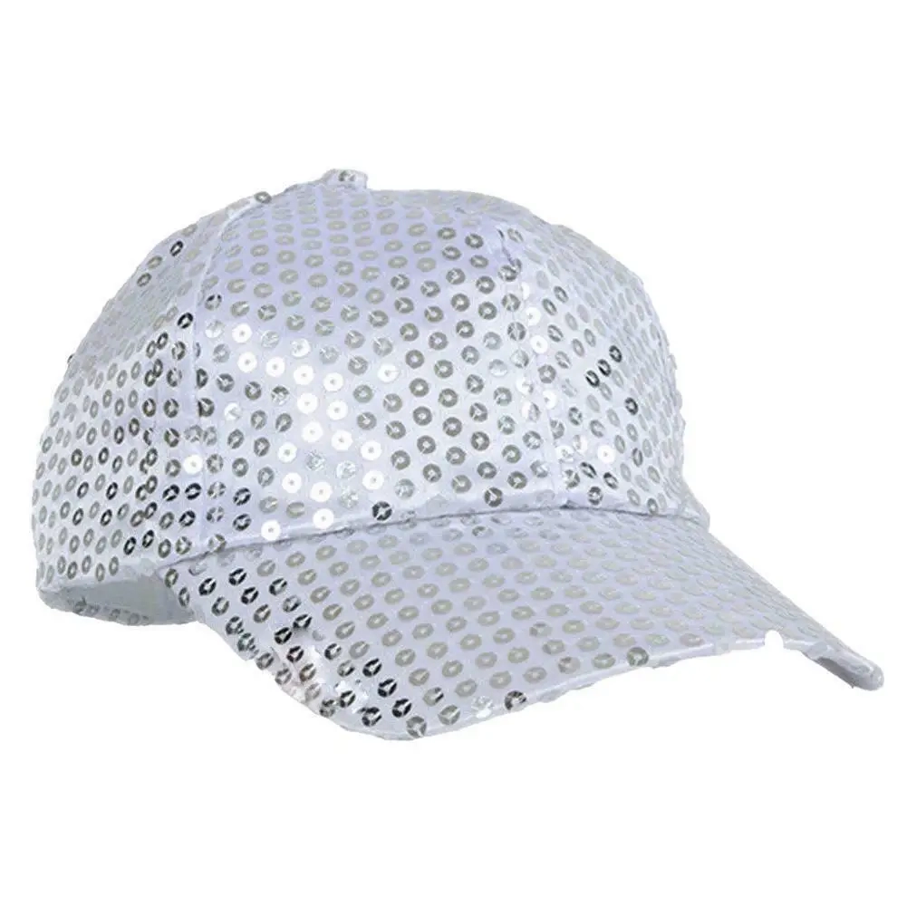 Casquette à paillettes - Kf s b b e e c f baa aaf h chapeau de baseball paillettes brillantes pour femme et enfant casquette de brev discoth que taille ajustable - Ropa de festival