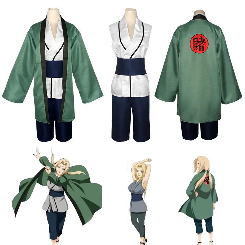 Costume de cosplay "Tsunade" - Kf s e d acf b bdaf e fc fr anime tsunade kimono cosplay costume pour femmes costumes pour bol ixd halloween carnaval uniforme de dessin - Tenue de festival