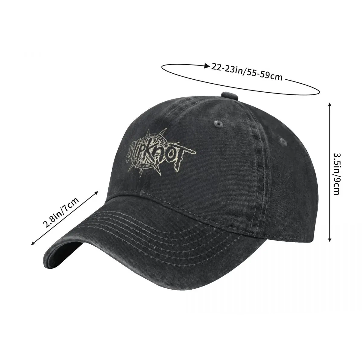 Casquette Slipknot - Kf s f a e cd e dd b fcw s slipv t rans t metal baseball cap pour hommes et femmes rock music band merch - Tenue de festival