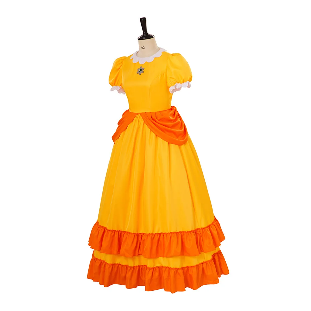 Princess Daisy Cosplay Costume - Kf s b f a b c f e e afy robe de bal de no l pour femme costume andrcosplay d guisement de princesse bleu tenues - Tenue de festival