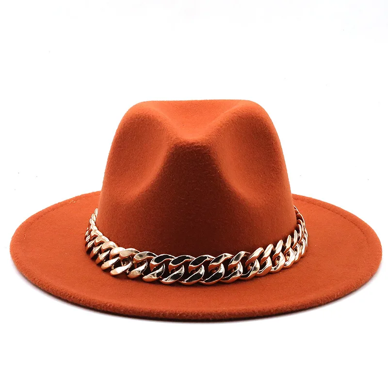 Chapeau Fedoras à chaîne dorée - Kf s a d eb fe a e ec c n chapeau fedoras cha ne dor e pour femmes et hommes chapeau haut de forme dn chapeau - Ropa de festival