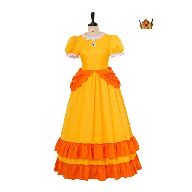 Princess Daisy Cosplay Costume - Kf s e d b ba add a d a .jpg x .jpg - Tenue de festival