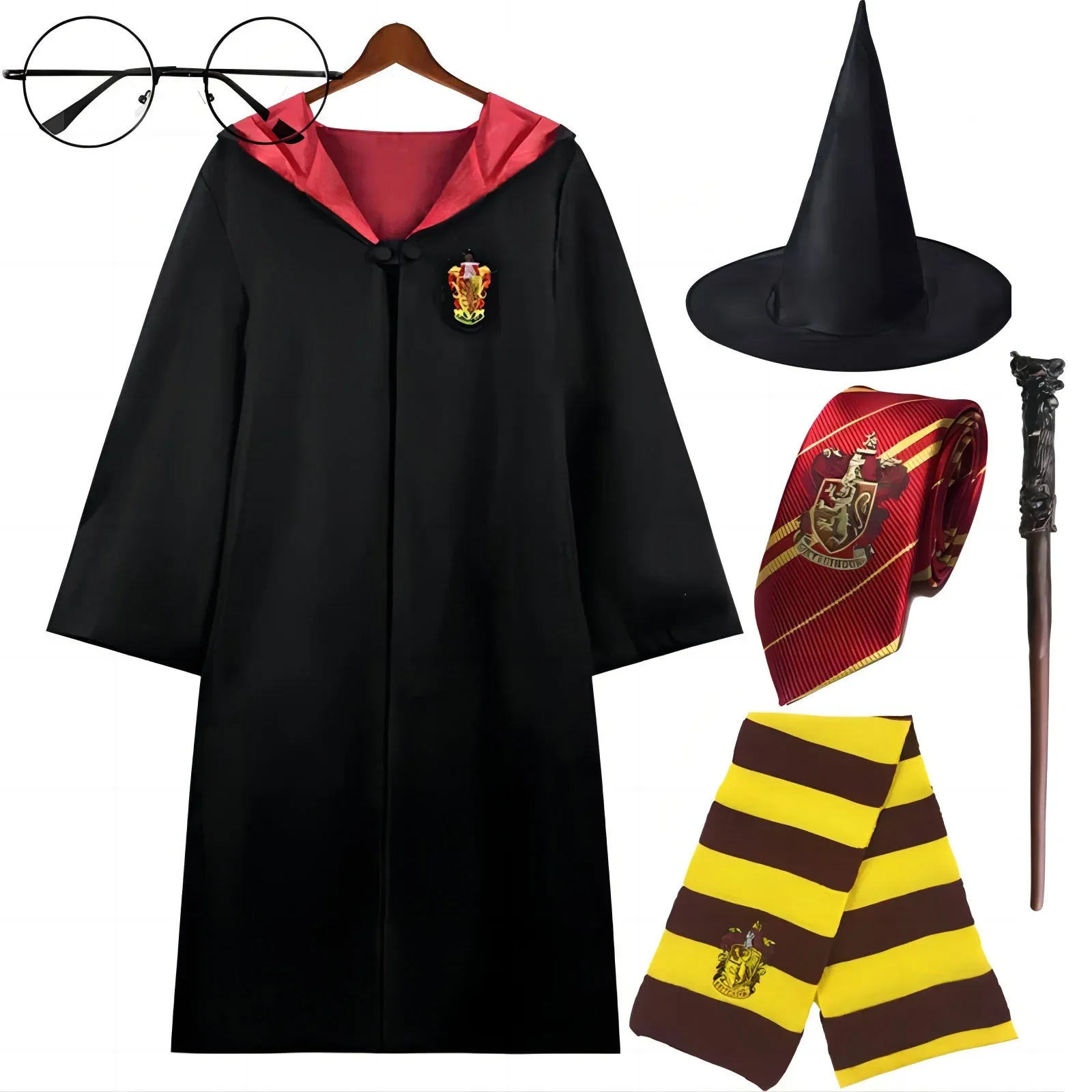 Harry Potter Apprentice Wizard Cosplay Costume - Kf s a abdd a df b d b ebe b o costumes cosplay de poudlard cole de sorcellerie et robes de magie chapeau de magicien d halloween - Tenue de festival