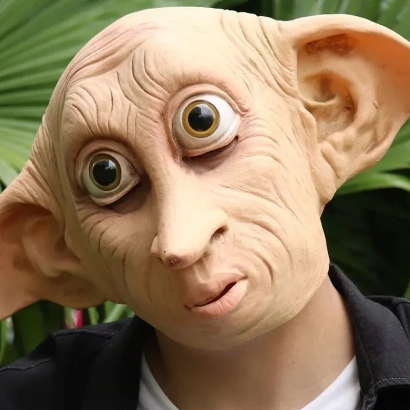 “Dobby” House Elf Mask from Harry Potter - Kf s da f a b fef cd b fcv dobby masque d elfe magique en latex pour halloween maison hant e cosplay unisexe accessoires de - Tenue de festival
