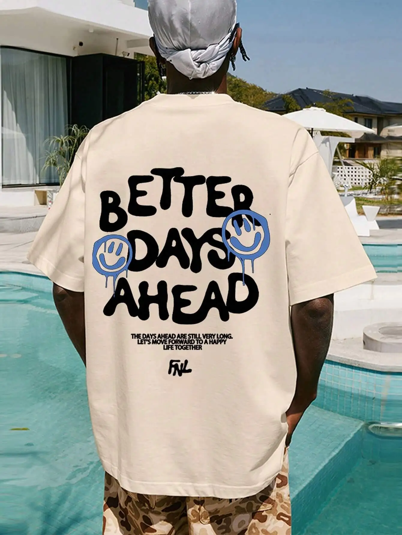 T-shirt oversize Better days ahead - Kf sb f a fa e ce ddcdk better denciahead t shirt surdimensionn d contract col rond pour hommes et femmes t shirt en - Ropa de festival