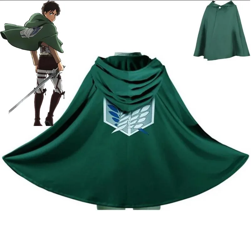 Déguisement cosplay cape l'Attaque des Titans - Kf sc ce b cc ac f d f aa h cape capuche japonaise pour homme et femme costume cosplay anime ch le vert attaque des titans - Tenue de festival