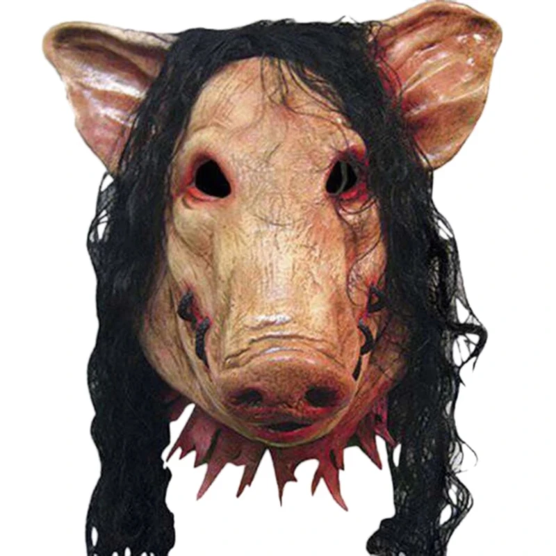 Masque d'homme cochon en latex - Kf sd a df abb e f fcc c masque en latex de haute qualit et durable fournitures de festival viande s re et non - Tenue de festival