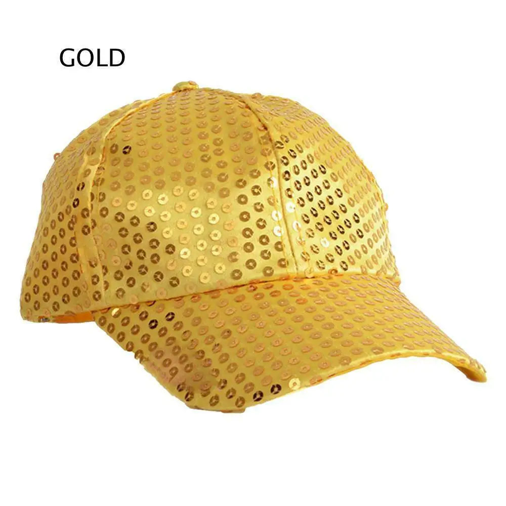 Casquette à paillettes - Kf sda e bd aca a a f de a t chapeau de baseball paillettes brillantes pour femme et enfant casquette de brev discoth que taille ajustable - Ropa de festival