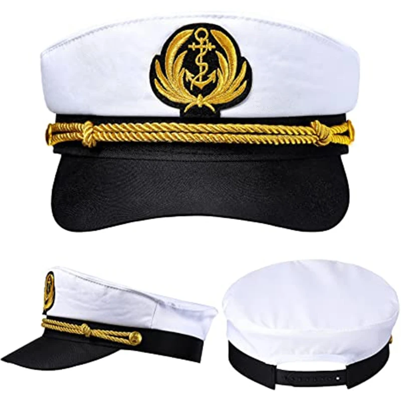 Chapeau de capitaine de bateau - Kf se b d c a c da aa chapeau de la marine marine pour homme chapeau de capitaine de yacht costume de capitaine de - Tenue de festival