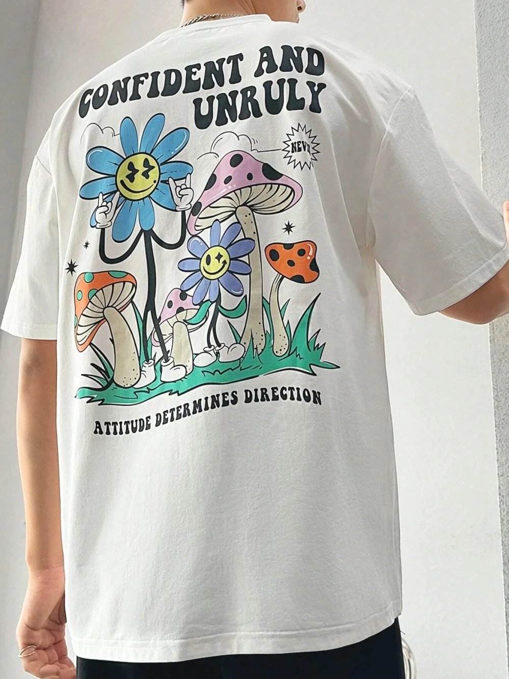 Confident and Unruly T-shirt - Kf se edc cb e f e a fcag t shirt manches courtes homme estival et respirant confident and unruly attitude d termine la direction - Tenue de festival