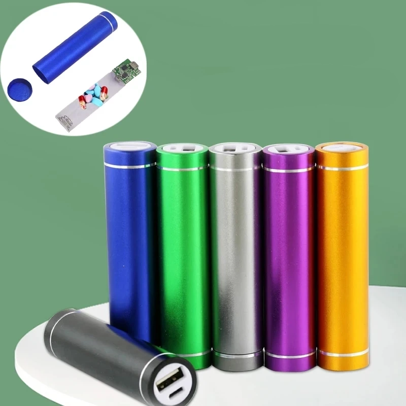 Cachette fausse batterie externe - Kf sec e c cad e fc b cachette de compartiment secret de vue de stockage gne fausse mini banque d alimentation bo te - Tenue de festival