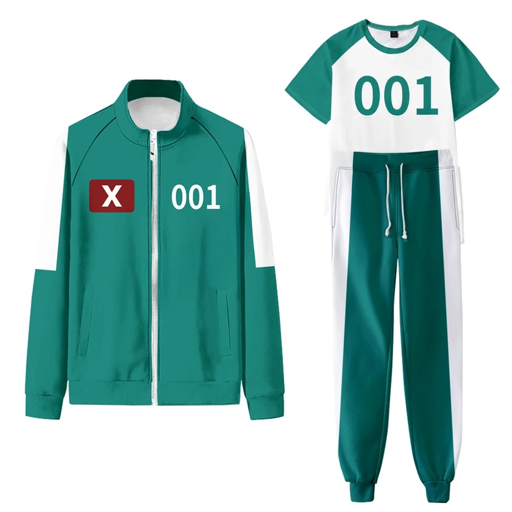 Oh Il-nam cosplay costume (n° 001) in Squidgame - Kf s c f b fdde ff e c cq - Tenue de festival