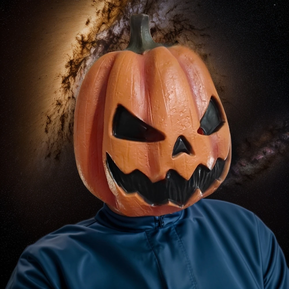 Masque à tête de citrouille "Jack-O-Lantern" - Kf s dd ffa dc ac dd c fe k masque de t te de aliments effrayant pour adulte jack o lantern halloween costume porter - Tenue de festival