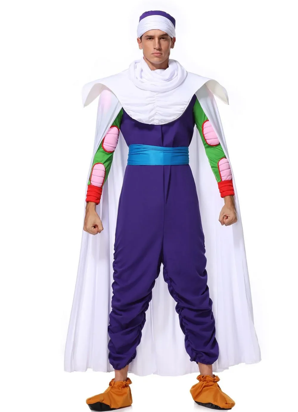 Costume de cosplay "Piccolo" dans Dragon Ball Z - Kf s b bf ea aa eb a c dfce anime smile heroes jumpsuit pour adultes smile cosplay costume py play fur s up son goku - Ropa de festival