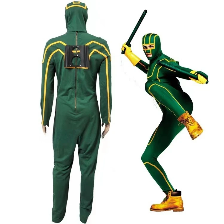 Costume de cosplay "Kick-Ass" - Kf s c b df ccea c c e t kick ass cosplay costume pour hommes kick ass strife lizewski combinaison pour adultes tenues compl tes - Ropa de festival