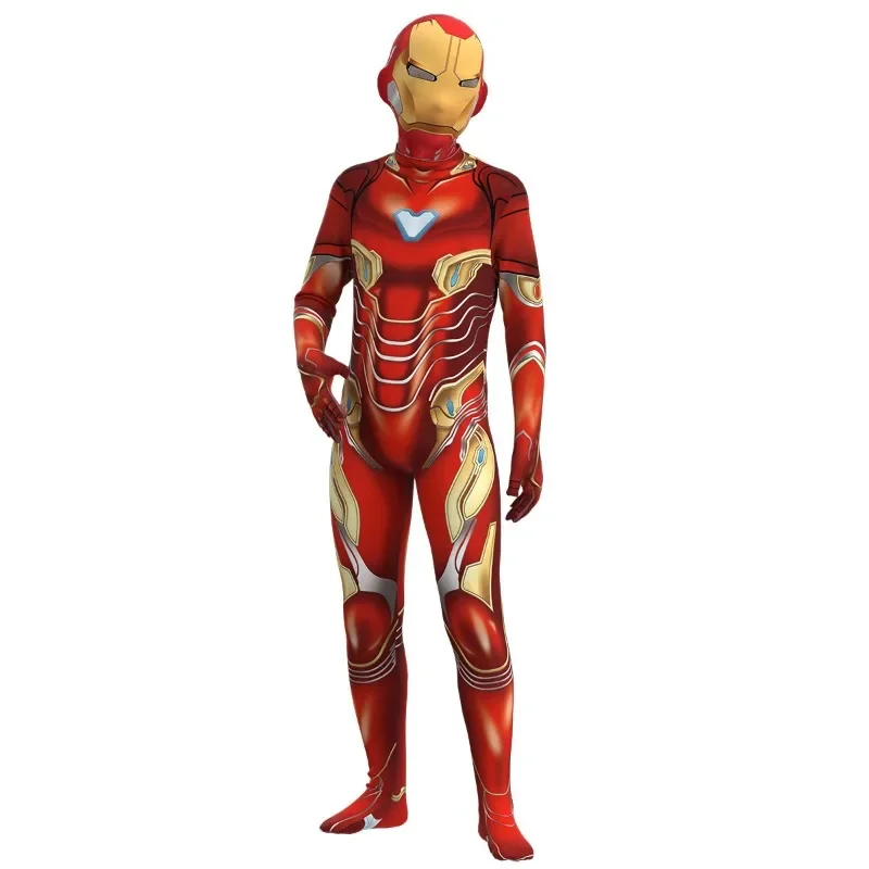 Costume de cosplay "Iron Man" - Kf s ee f c eb e eb c ada bo costume cosplay iron man pour enfants combinaison pour enfants smile hero costume de batterie pour adultes - Ropa de festival