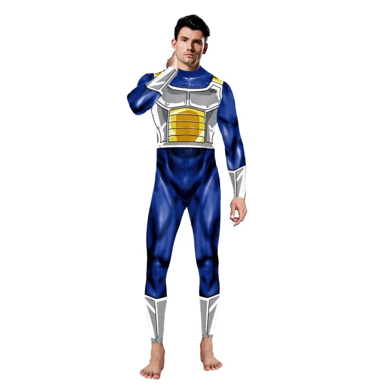 Costume de cosplay "Vegeta" dans Dragon Ball Z - Kf s f c f df c cfad fc ai you re my secexamen anime cosplay goku costume smile hero jumpsuits halloween carnival costumes uniform - Tenue de festival