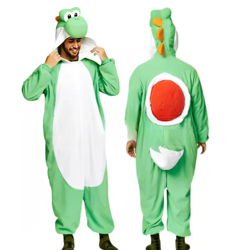 Yoshi Cosplay Costume - Kf s b a b d fcbb fc a s pyjama one piece mario bros yoshi pour homme combinaison cosplay d halloween costume de carnaval de - Tenue de festival