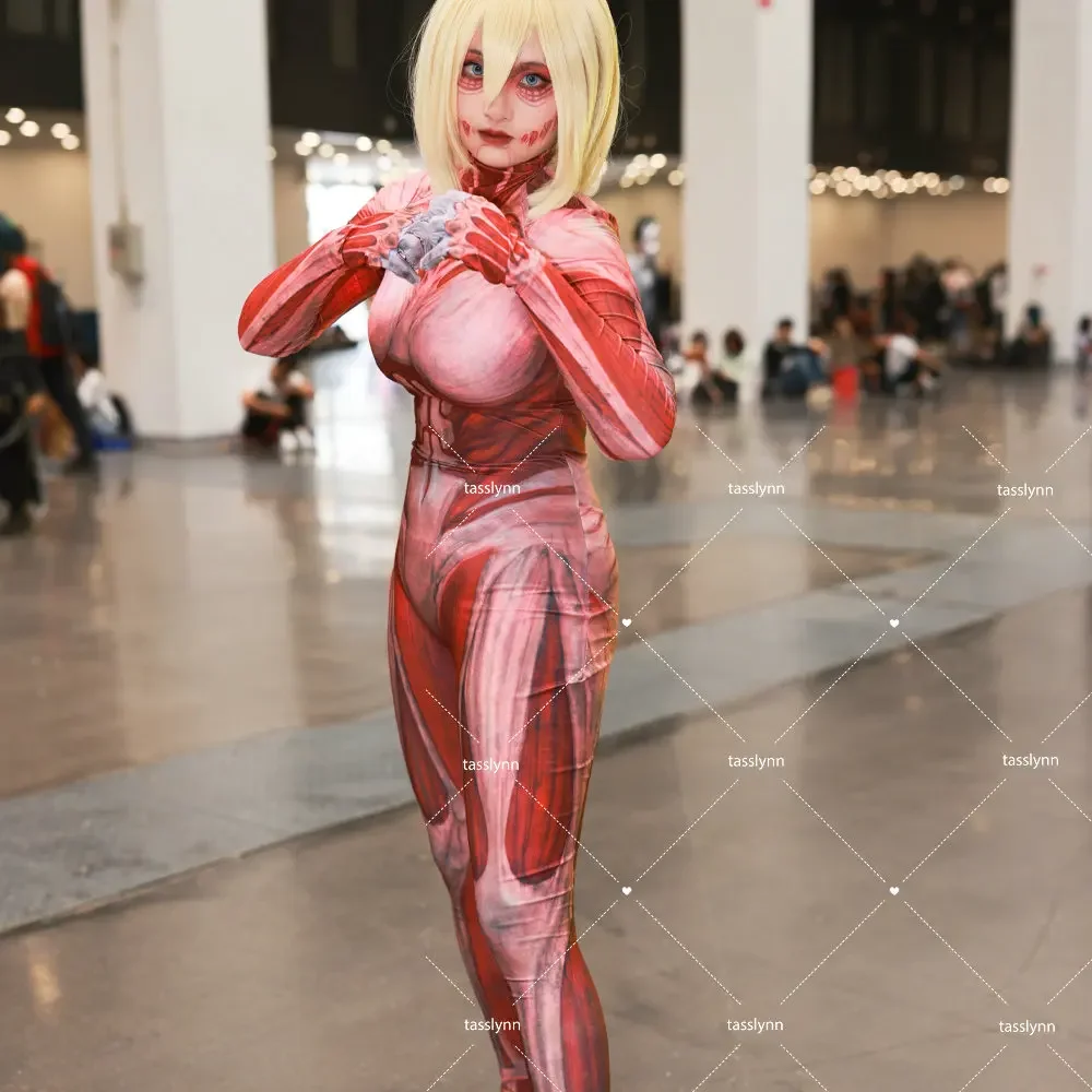Costume de cosplay "Annie Leonhart" dans l'Attaque des Titans - Kf s f da c ef be ae da f k annie leonhart cosplay costume pour femme costumes d halloween combinaison de batterie zentai tremp geek girl - Ropa de festival