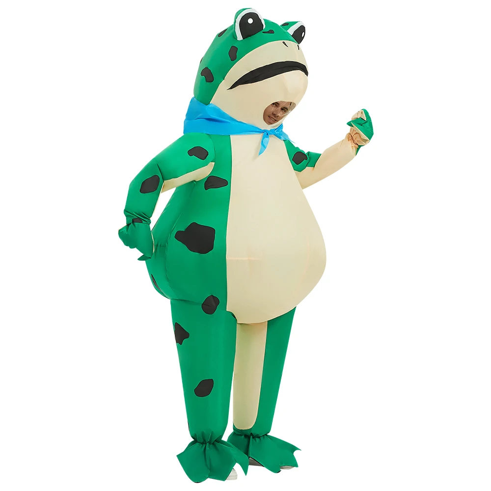 Costume de grenouille gonflable - Kf s bbc e d b a e fa bde grenouille gonflable amusante pour adulte costume de cosplay complet pour ixd halloween - Ropa de festival
