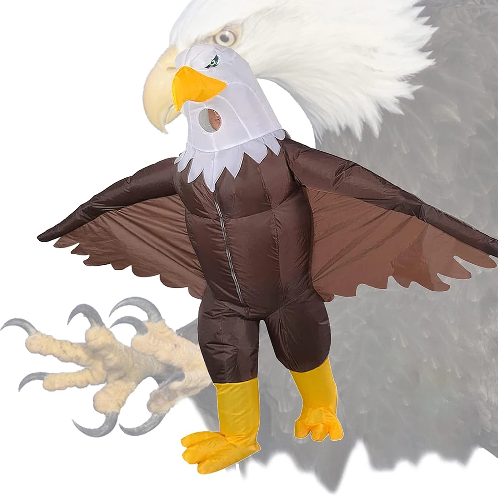 Inflatable Eagle Costume - Kf s bd f ebebc eb ba a f z costume d aigle t te chauve gonflable pour adulte tenue d halloween de convocation du jour - Tenue de festival