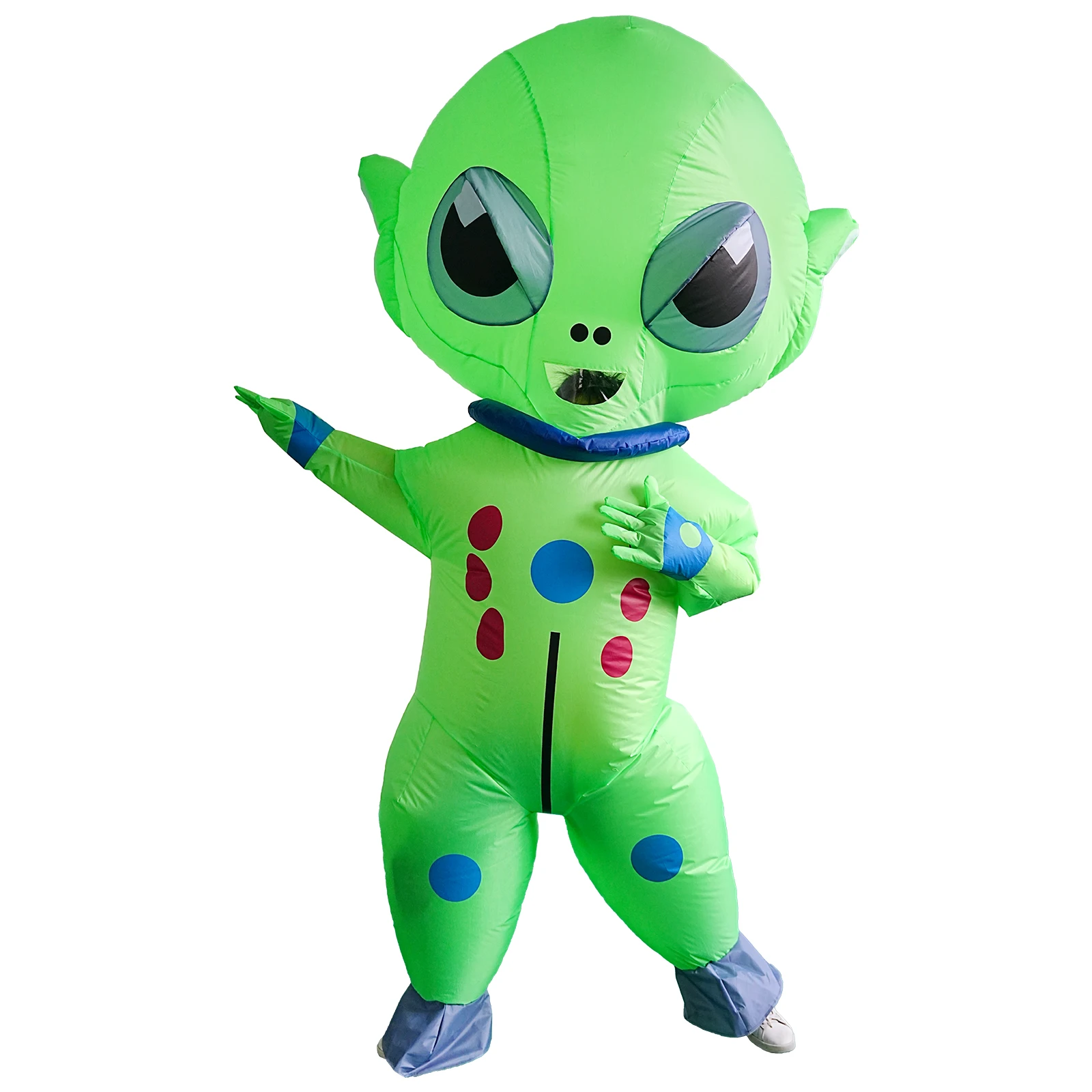 Costume gonflable d'alien extra-terrestre - Kf s ff faf f b e b f e bb costume gonflable de monstre d alien tremp pour adulte cosplay effrayant vert ix festival sc ne - Tenue de festival