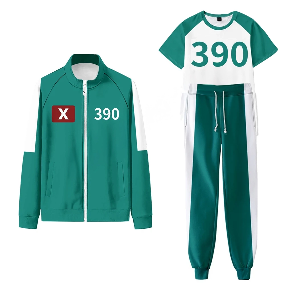 Park Jung-bae cosplay costume (no. 390) in Squidgame - Kf s bbb f a ba f b b - Tenue de festival