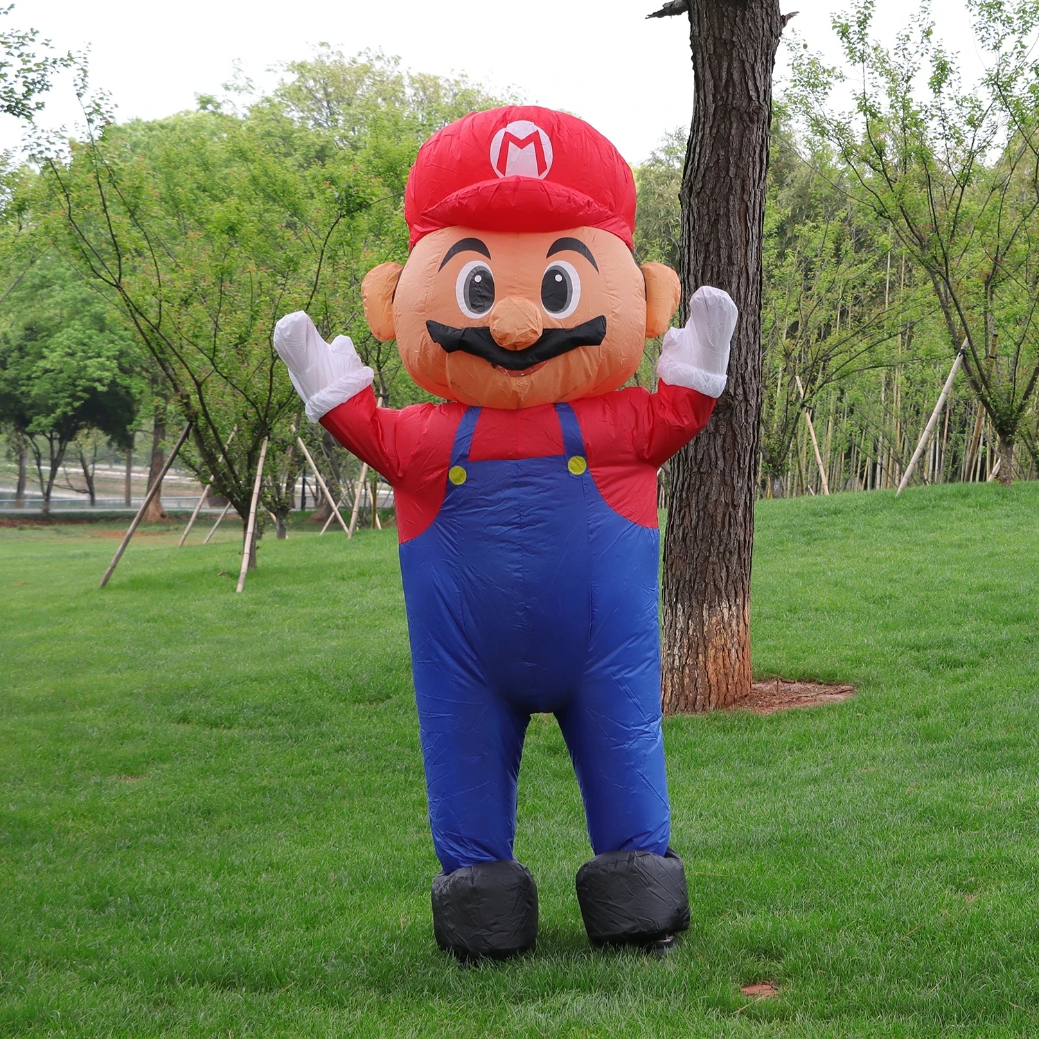 Costumer de "Super Mario" gonflable - Kf sb e a e fdca ad b f g costume gonflable de super plombier mari avec chapeau rouge d guisement de monstre pour adulte enfant - Tenue de festival
