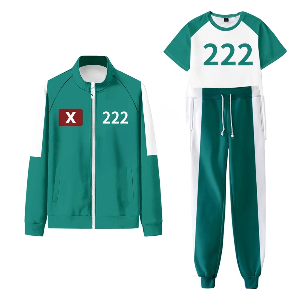 Kim Jun-hee (No. 222) Squidgame Cosplay Costume - Kf sb b fe f aa eaec e g - Tenue de festival