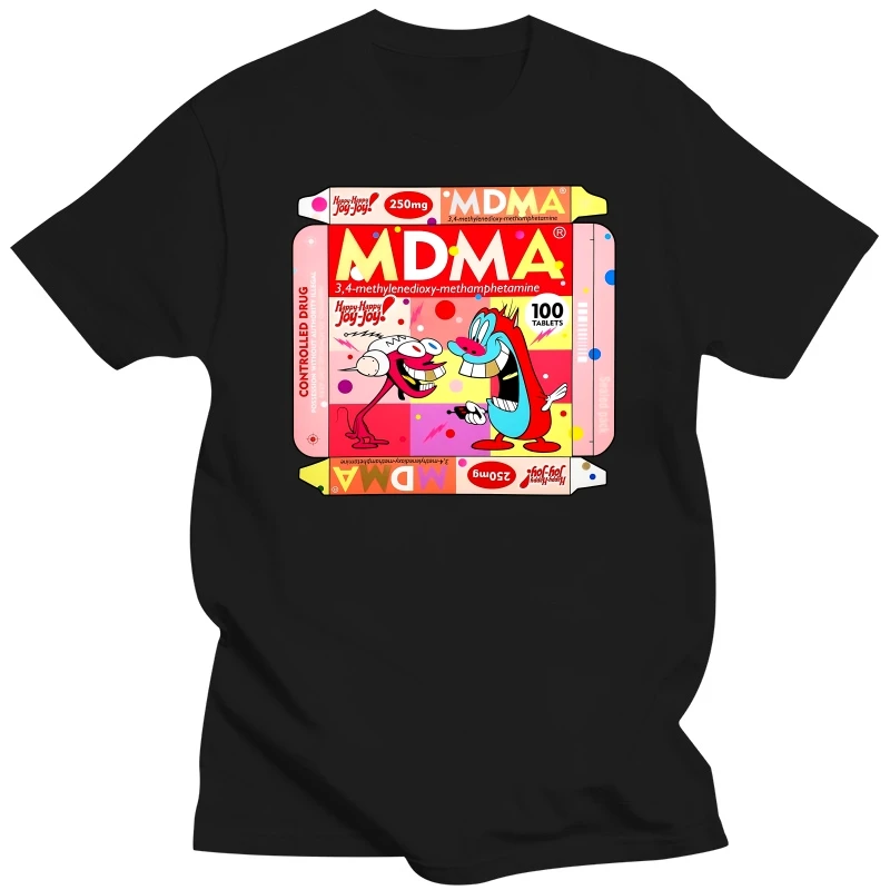 T-shirt MDMA - Kf sba ea ec fc adca d be dd t shirt rouge mdma defqon rave techno ecstwork xtc xanax dj mesurb - Ropa de festival