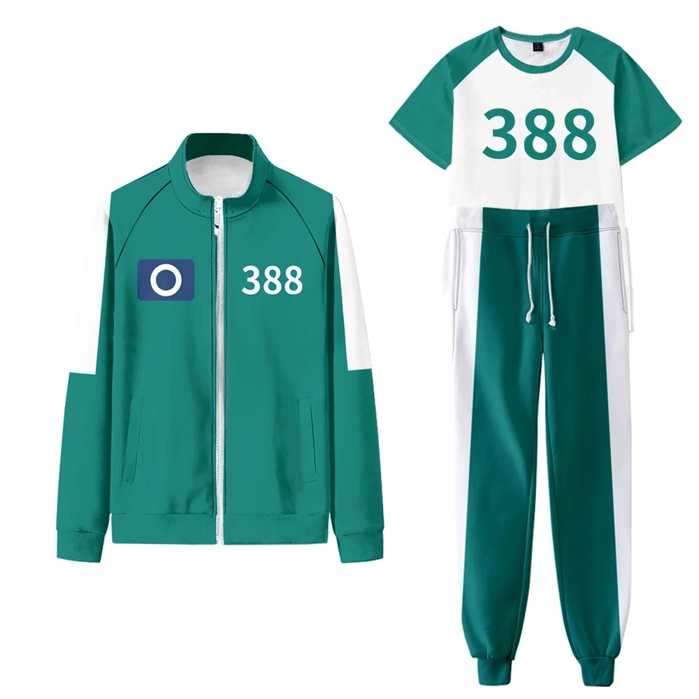 Dae-ho Cosplay Costume (#388) from Squidgame - Kf sc b c bc dc c bd d z - Tenue de festival