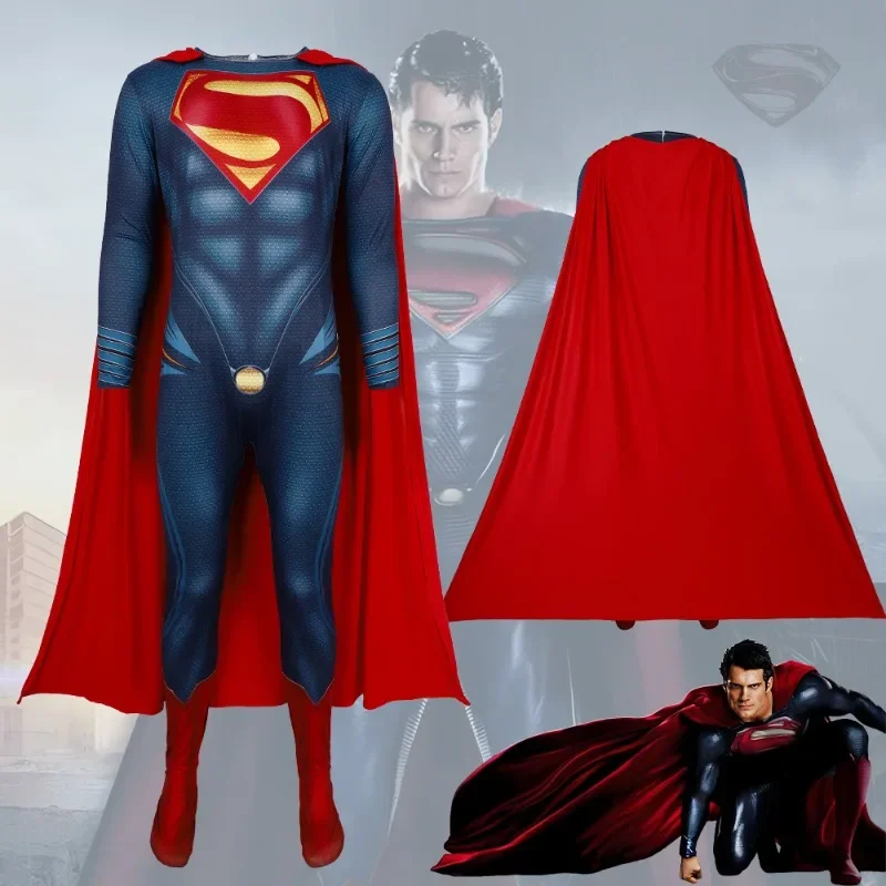 Costume de cosplay "Super-Man" - Kf sf cb a bb c a ab a f eal smile man cosplay costume pour hommes et femmes tenues de f te de carnaval d halloween - Ropa de festival