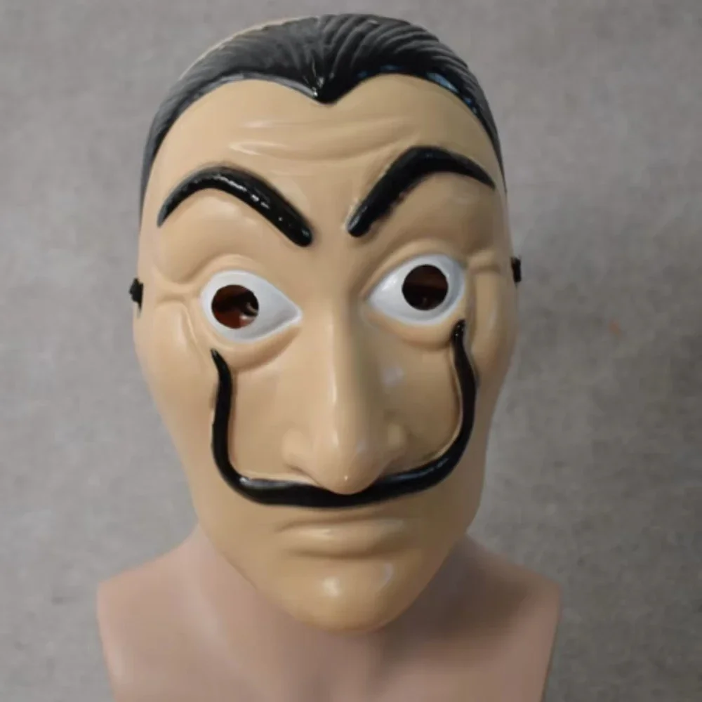 Salvador Dali Mask from La Casa de Papel - Kf s ff b d f e t - Tenue de festival