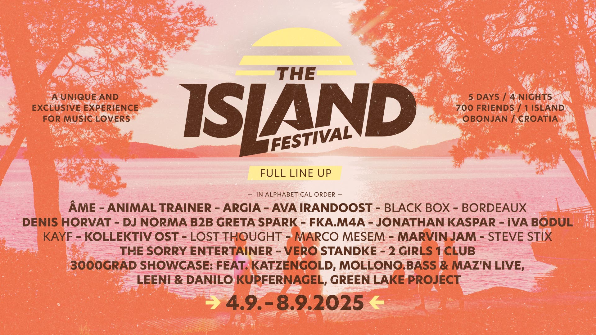 Les meilleurs festivals techno en Croatie en 2025 - The island festival croatie tenue de festival.fr - Tenue de festival