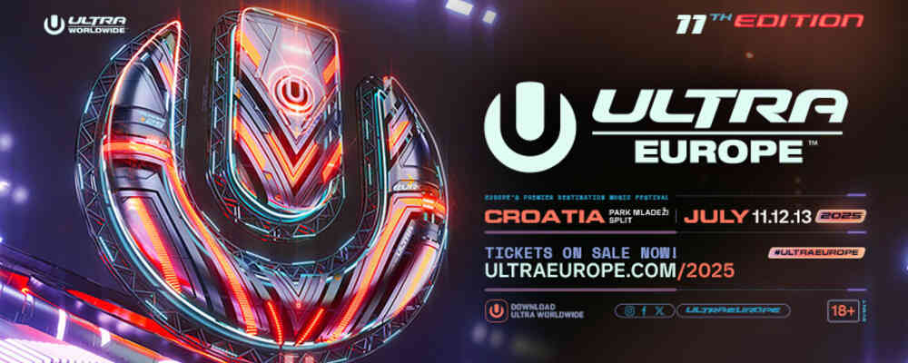 Les meilleurs festivals techno en Croatie en 2025 - Ultra europe festival croatie tenue de festival.fr - Tenue de festival