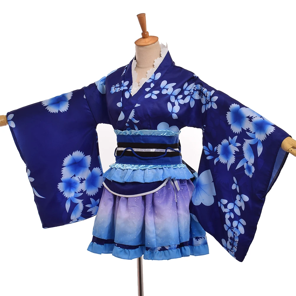 Costume de cosplay robe Yukata pour filles - Kf hd ab a f f a e h - Tenue de festival