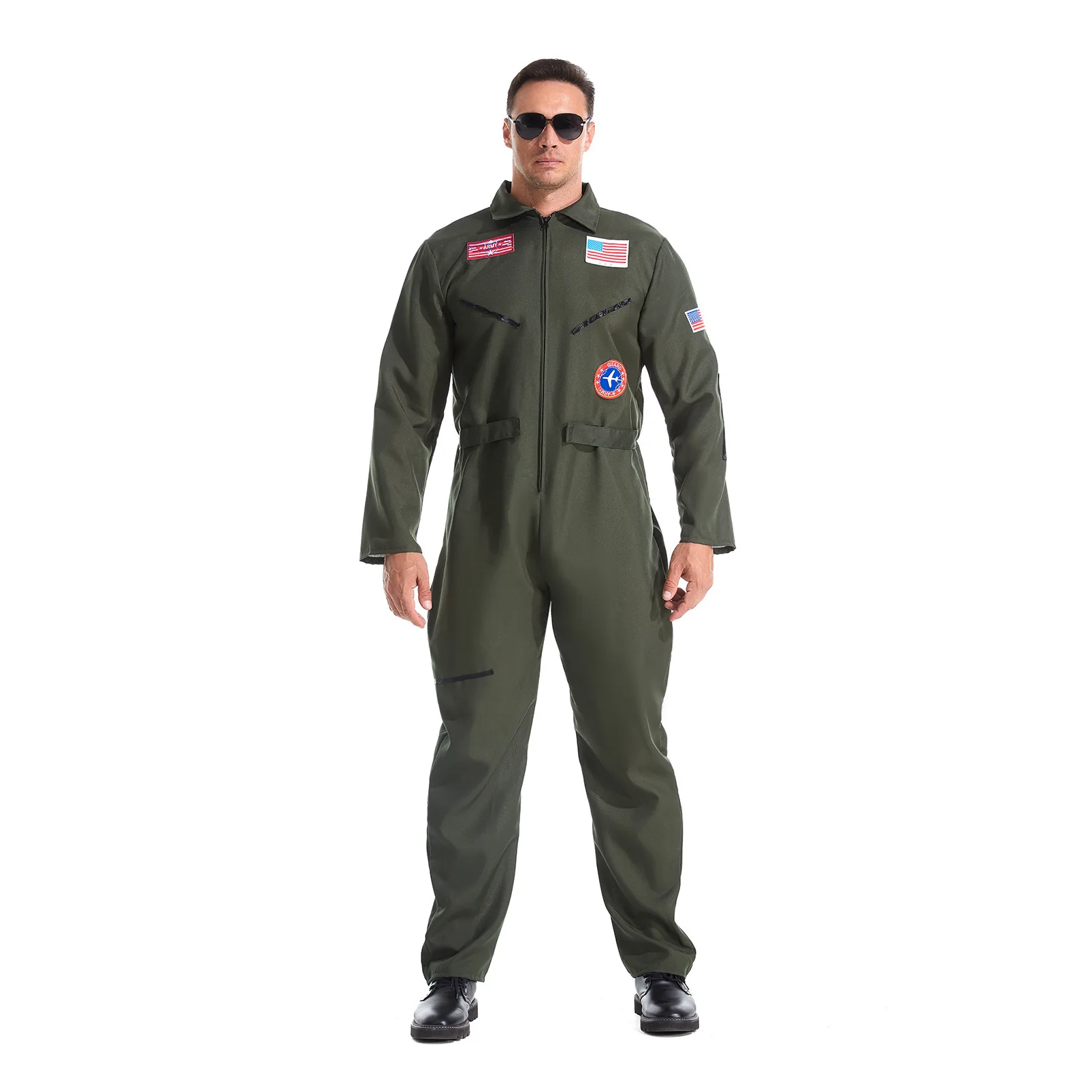 Costume de pilote de chasse militaire - Kf s e ffb ee c bf daf o - Tenue de festival