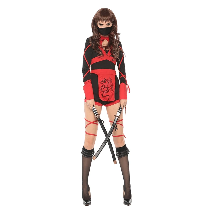 Costume de ninja sexy pour femme - Kf s b f b f ada d f da - Ropa de festival