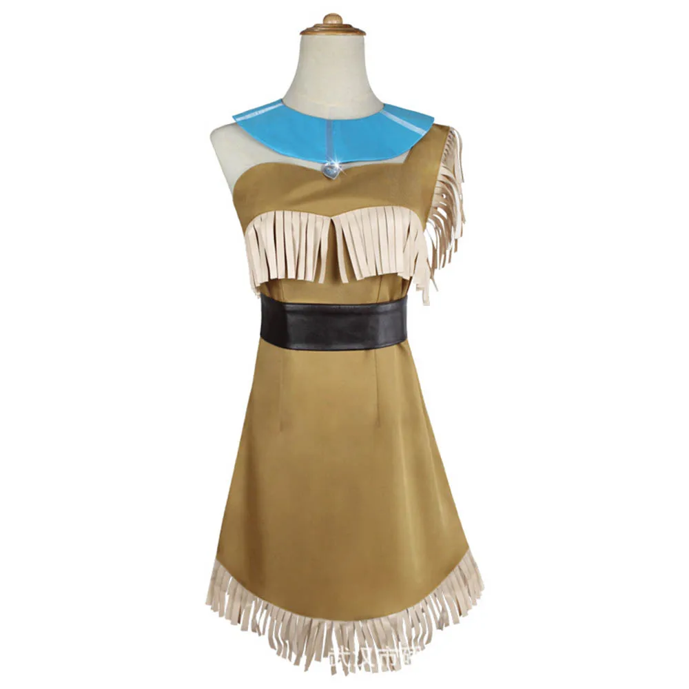 Costume cosplay de Princesse Pocahontas - Kf s e a fa ef c bfc c d fade - Tenue de festival