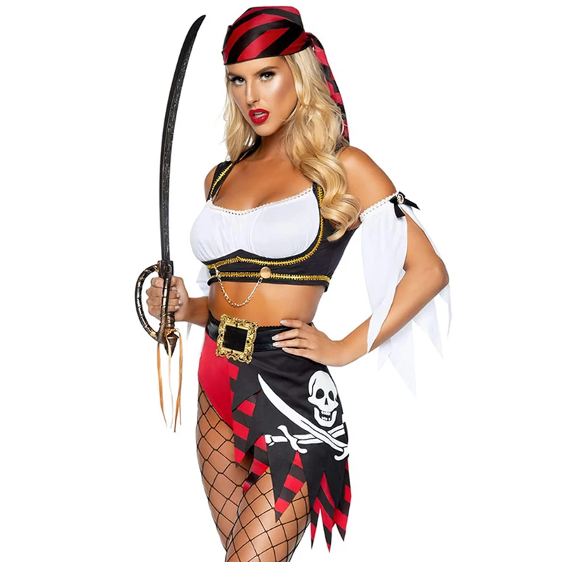 Sexy Pirate Costume for Women - Kf s d aa ac f ad b f f a a as - Tenue de festival